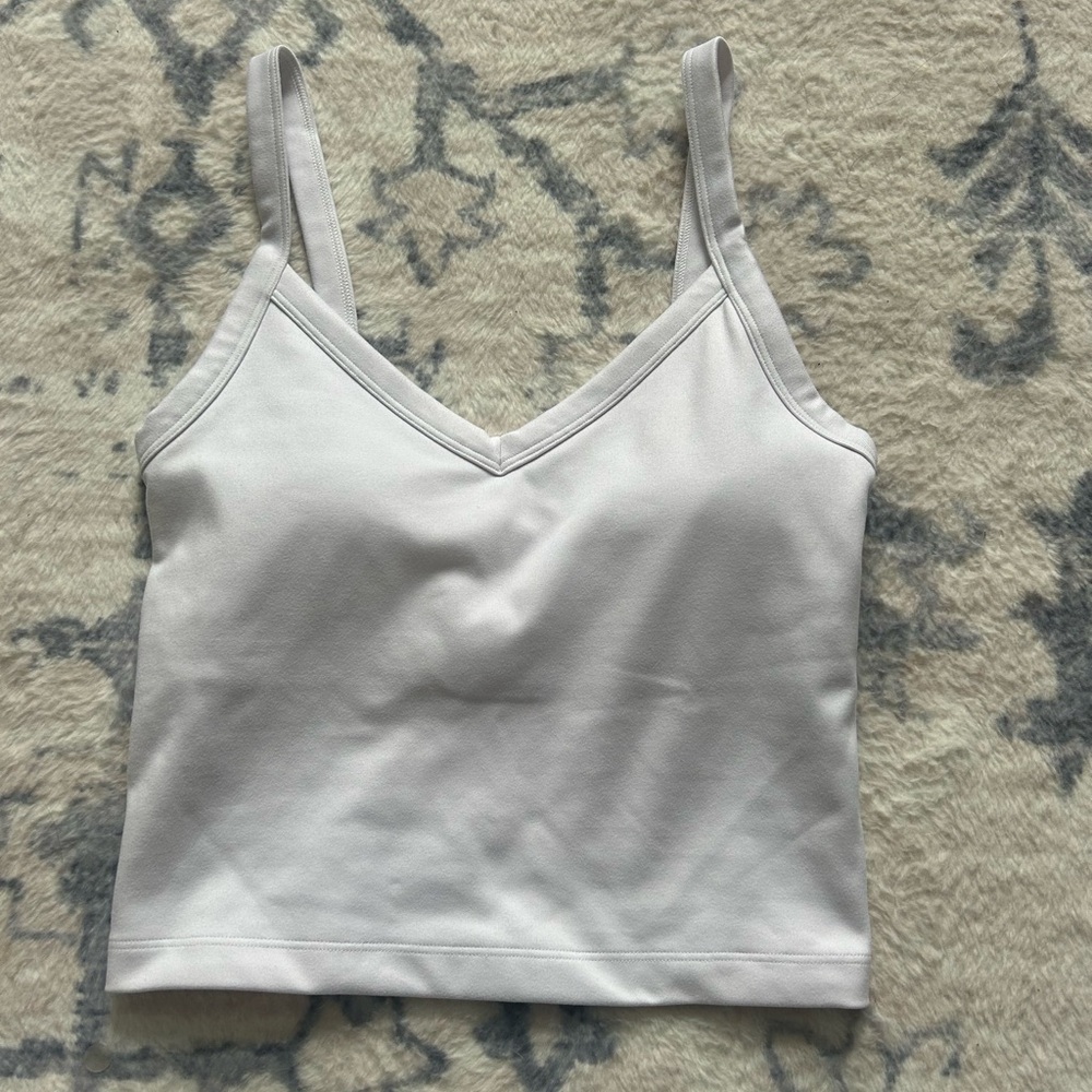 Gilly Hicks White V-Neck Tank Top